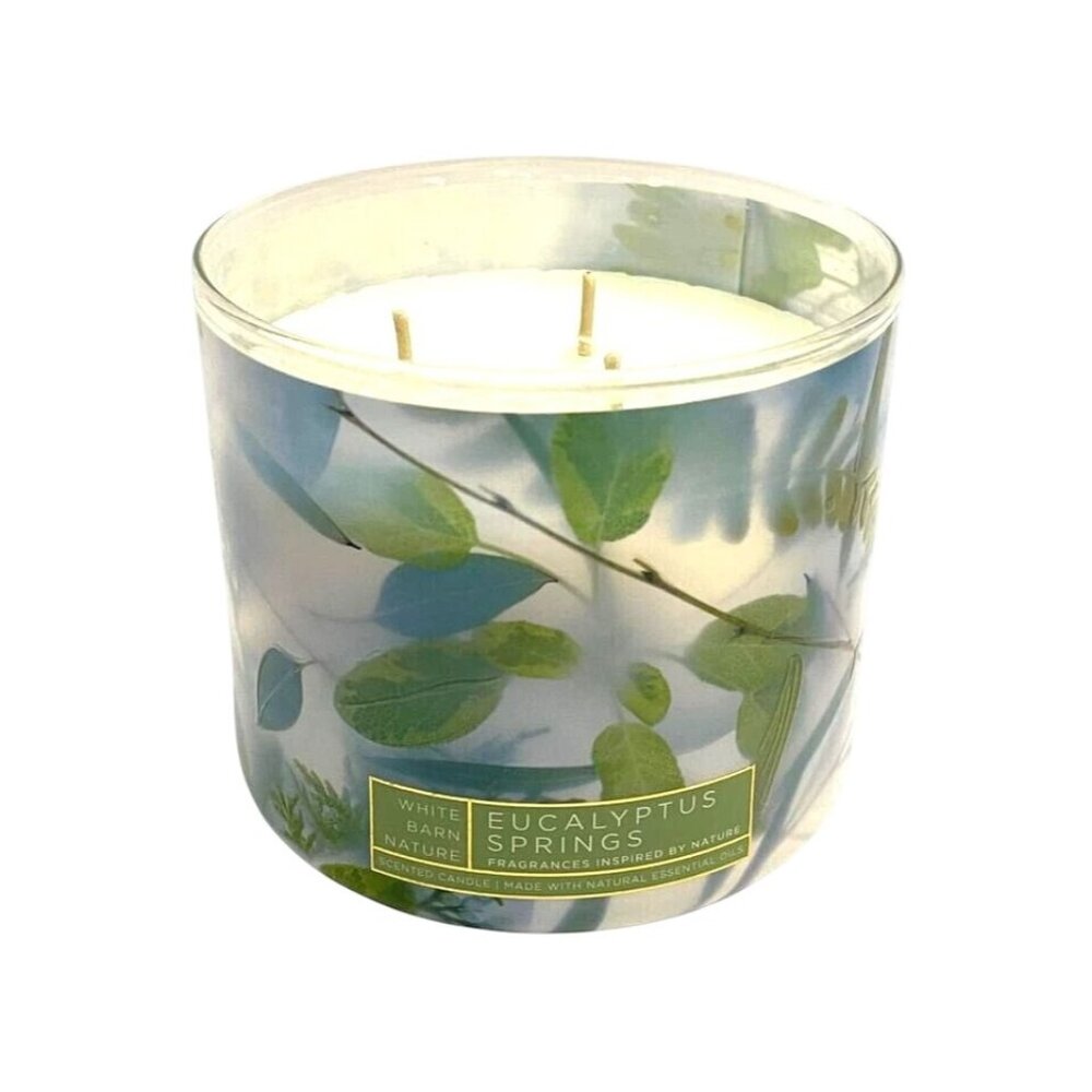 Bath and Body Works (White Barn) Eucalyptus Springs 3-wick Large Scented Candle